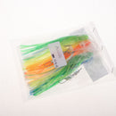 2pcs Squid Skirts Fishing Rig Saltwater Trolling Bait for Fluke Flounder Mahi Marlin