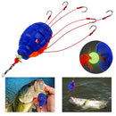 Orange & Blue Mine, Explosion Hooks, Carp Fishing Bait Holder Feeder, with 6pcs Sharp Hooks