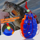 Orange & Blue Mine, Explosion Hooks, Carp Fishing Bait Holder Feeder, with 6pcs Sharp Hooks