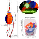 Orange & Blue Mine, Explosion Hooks, Carp Fishing Bait Holder Feeder, with 6pcs Sharp Hooks