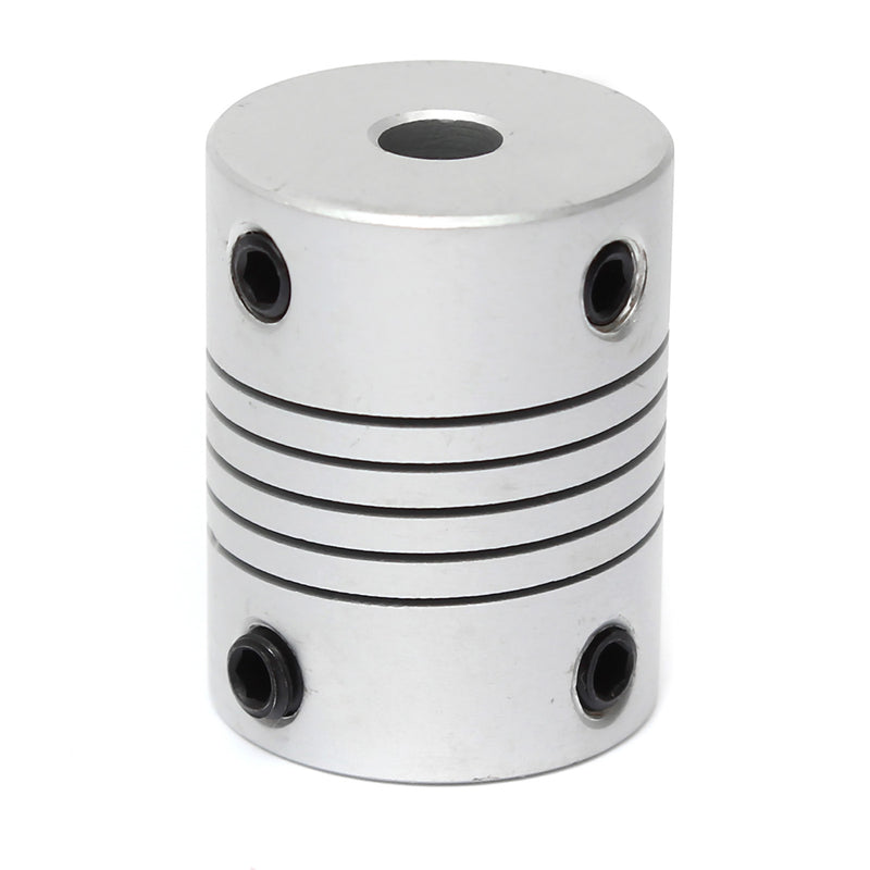 5mm x 8mm Aluminum Flexible Shaft Coupling OD19mm x L25mm CNC Stepper Motor Coupler Connector