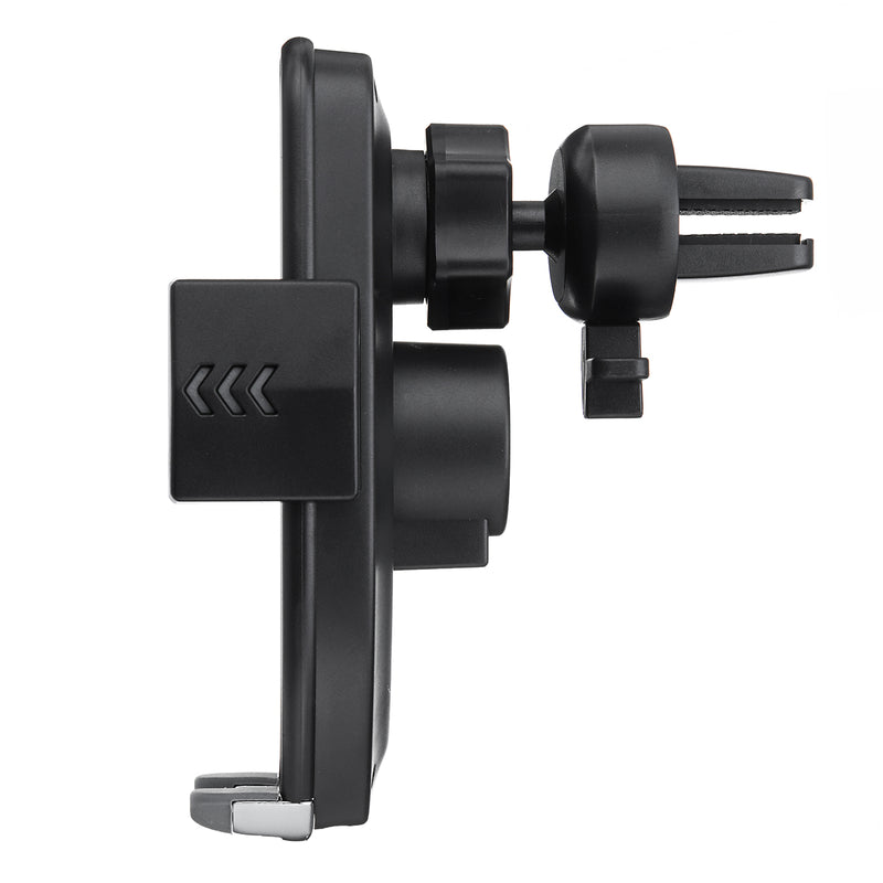 USAMS Intelligent Automatical Lock 10W Qi Wireless Fast Charge Car Mount Air Vent Holder for Mobile Phone