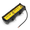 7Inch 8D LED Work Light Bars Fog Lamp 144W Yellow for Jeep Off Road SUV