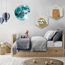Luminous Moon Wall Stickers Kids Fluorescent Gifts for Living Room Bedroom Decor Sticker