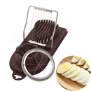 KCASA KC-ES070 2 In 1 Stainless Steel Mushroom Boiled Egg Slicer Cutter Mold Kitchen Cooking Tools
