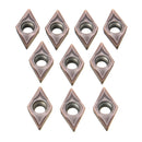 10pcs DCMT070202 Carbide Inserts for SDJCR1010H07 Turning Tool Holder