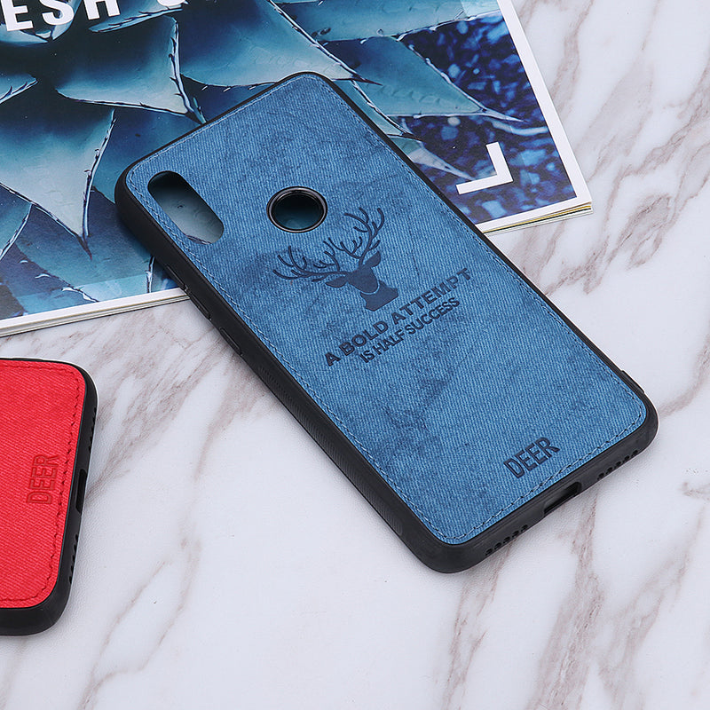 BAKEEY Deer Shockproof Anti-Scratch Cloth&TPU Protective Case For Xiaomi Redmi 7 / Redmi Y3