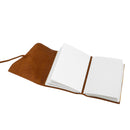 Leather Journal Travel Notebook, Handmade Vintage Leather Bound Writing Notebook for Men & Women, Unlined Travel Journal to Writ
