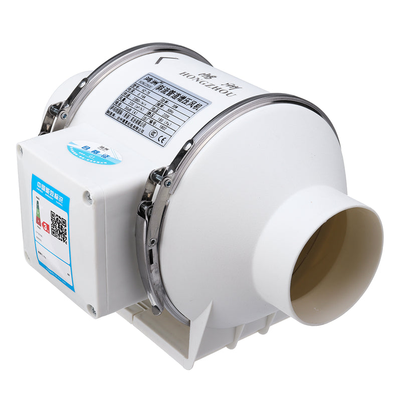 220V 35W 3 Inch Inline Duct Hydroponic Air Blower Ventilation System Exhaust Vent Fan