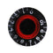 Black Red Electronic Guitar Speed Dial Knobs Control Knobs For LP LES PAUL Guitar