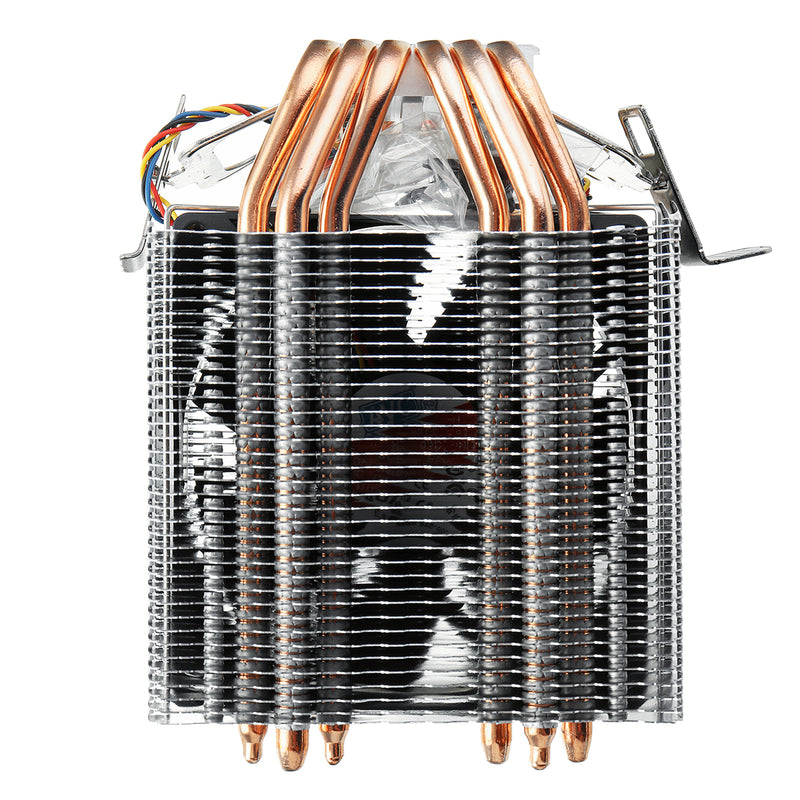 DC12V 6 Heat Pipe Computer CPU Fan Cooler Ultra-quiet Heat Sink