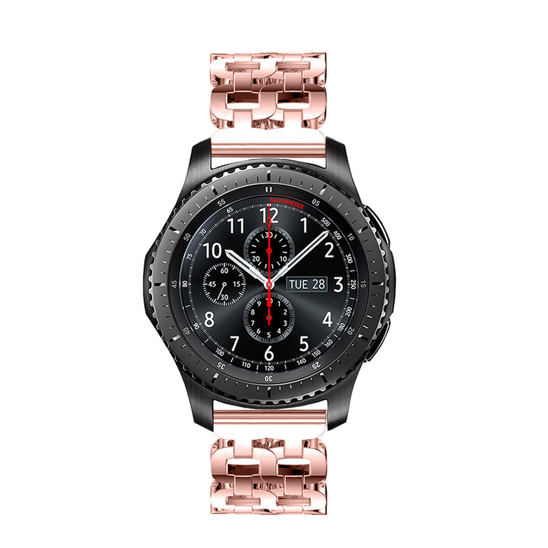 22mm Fashion Luxury Stainless Steel Watch Band for Samsung S3 Smart watch