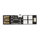 5PCS LUSTREON 1.5W SMD5050 Button Switch Colorful USB LED Rigid Strip Night Light for Power Bank 5V