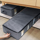 Large Capacity Under Bed Storage Bag with 5 Clear Window for Clothing Shoes Blankets Clothes Storage Bag