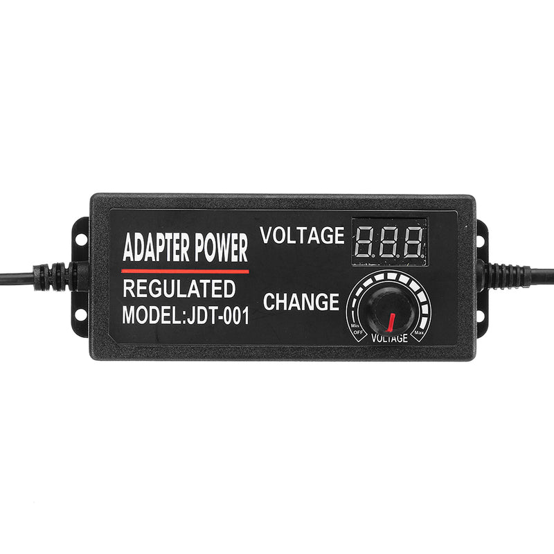 Excellway 9-24V 3A 72W AC/DC Adapter Switching Power Supply Regulated Power Adapter Supply Display