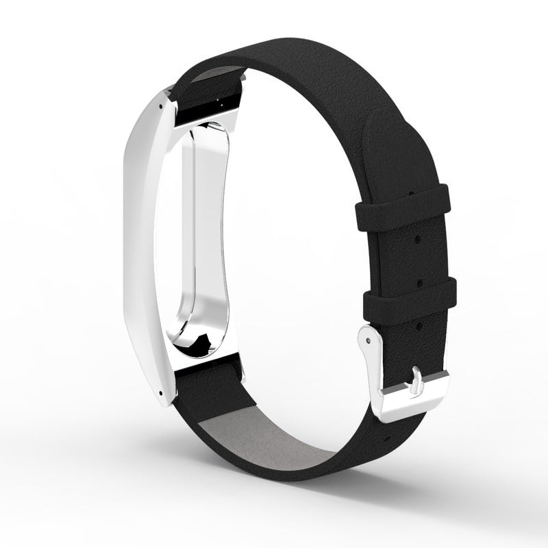 Replacement Leather Bracelet Wristband Wrist Strap for Xiaomi MiBand 2 Wrist Strap