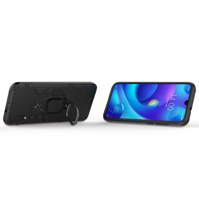 Bakeey Armor Magnetic Card Holder Shockproof Protective Case For Xiaomi Mi Play