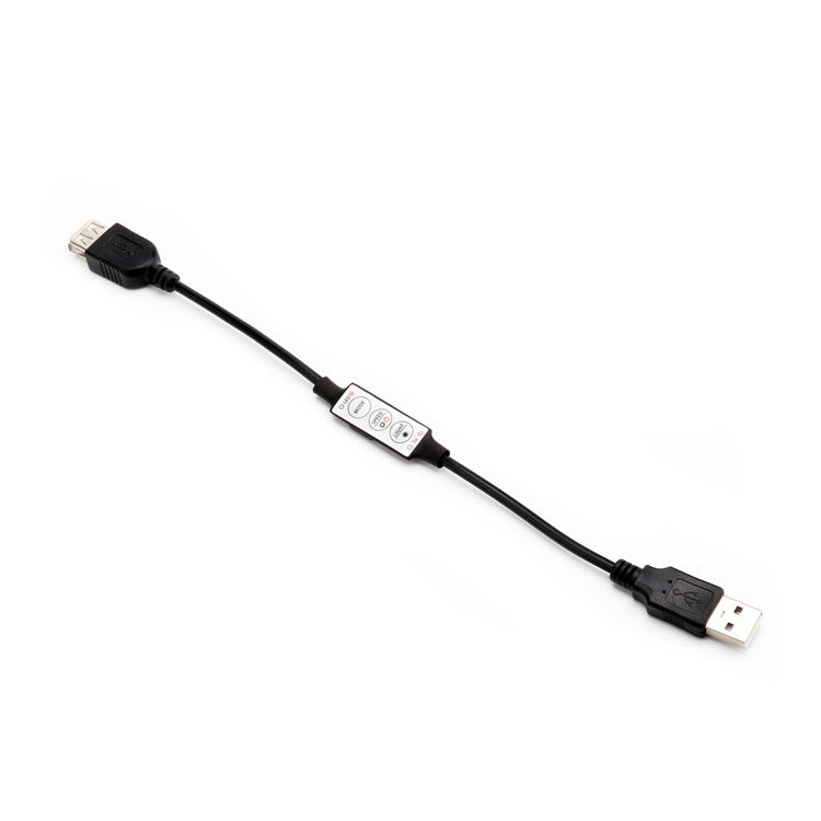 LED Light Strip Controller Dimming Control Switch USB Connector