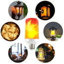 E27 4 Modes SMD2835 LED Flame Effect Flickering Emulation Fire Light Bulb Decoration Lamp AC85-265V