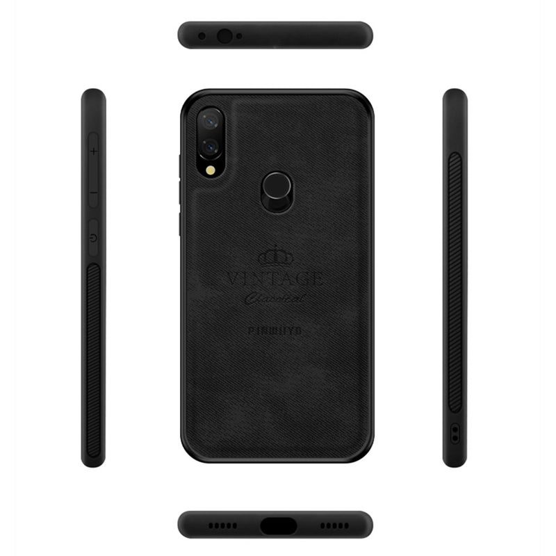 MOFI PINWUYO Shockproof PU Leather Soft TPU Back Cover Protective Case for Xiaomi Redmi Note 7 / Note 7 Pro