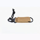 ZANLURE Tactical Gear Clip Pouch Key Chain Nylon Belt Hanger Keychain Mens Womens Band Gear Keeper