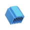 4PCS Blue TMC2100 LV8729 Stepper Motor Driver Cooling Heatsink With Back Glue For 3D Printer