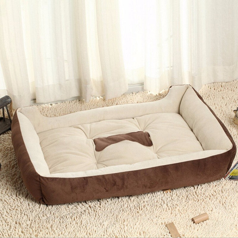 Large Pet Dog Warm Nest Bed Puppy Cat Soft Fleece Cozy Mat Pad Kennel Cushion Pet Mat