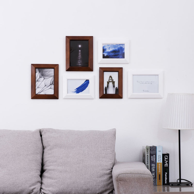 Geometry 1Piece Wall Photo Frame Family Wooden Picture Frame Desktop Picture Sets Square Picture Photo Holder From Xiaomi Youpin