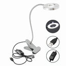 Skymore LED Book Light Clip Reading Light USB Interface 2 Brightness Warm/White with Eye Protection