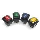 On-Off-On 6 Pin 12V Car Boat LED Light Rocker Toggle Switch Latching Waterproof