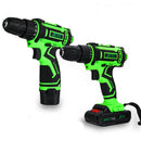 JUYI 12V/24V Lithium Battery Power Drill Cordless Rechargeable 2 Speed Electric Driver Drill