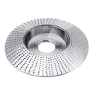 Drillpro 110mm Bevel Shaping Disc Wood Carving Disc Angle Grinding Wheel Sanding Rotary Tool Abrasive Disc for Angle Grinder