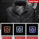 Red/Black 5V USB Heated Vest Men Winter Electrical Heated Sleeveless Jacket Outdoor Hiking