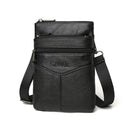 Fonmor Men Casual Genuine Leather Waist Packs Belt Bag Pouch Phone Waist Pack Male Small Crossbody Shoulder Bags High Quality