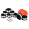 8Pcs Weed Eater String Replacement Spool Line + 2Pcs Trimmer Cap For Black For Decker Lawnmower