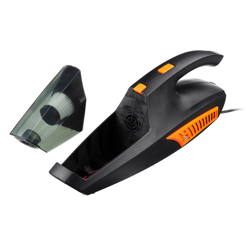 4 in 1 Handheld Wired Car Vacuum Cleaner Tire Inflatable Air Pump Lighting 5000Pa Suction Wet and Dry