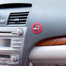5pcs Rubber Adhesive Sticker Car Office Notice Warning Logo NO SMOKING Sign