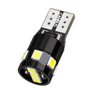 10Pcs Audew T10 W5W Car 2835 SMD LED Side Marker Lights Parking Interior Bulbs Canbus Error Free 2.7W 4882K Xenon White