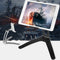 Desktop Wall Aluminum Alloy 360 Rotation Phone Holder Tablet Stand For 4 Inch - 10.5 Inch Smart Phone Tablet iPad 9.7 Inch 2018