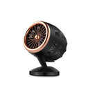 KCASA FCSY-380 USB Creative Hawkeye Turbo Fan Mini Fan Double-blade Fan Air Cooler Two Speed Control Cooling Fan