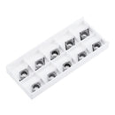 Machifit 10pcs DCGT11T302/04/08 Carbide Insert DCGT32.51 Turning Tool Blades for Aluminum