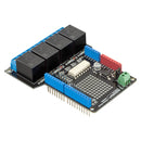 RobotDyn 4 Relay Shield Uno Module 400mA 6-12V For Motors Pumps