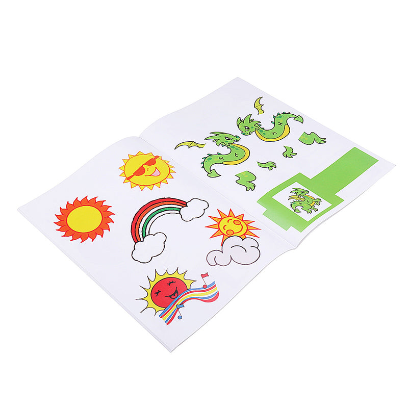 22Pcs/Pack 44 Patterns 3D Printing Pen Double-sided Cartoon Drawing Paper with Transparent Template Copy Graffiti Board for DIY Children Kids