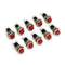 Wendao DS-316 250V 1A 10mm Self-resetting OFF/ON Switch Push Button No Lock 10pcs
