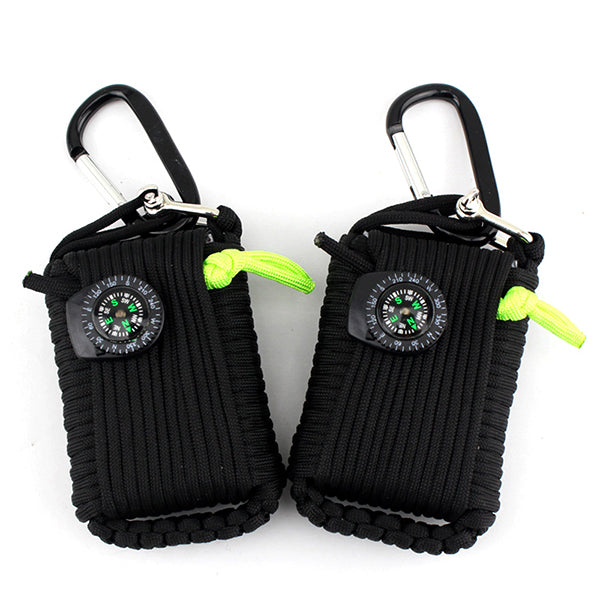 22 In1 Multifunction Outdoor Fishing Survival Kit Parachute Cord First Aid Emergency Survival Tools
