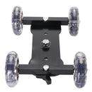 Rail Rolling Track Slider Skater Dolly Car For DSLR Camera Camcorder with Selfie Stick Magic Arm