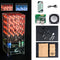 4x4x4 Red+Blue Dual LED Cube Music 3D Light Square Electronic DIY Kit With Remote Control bluetooth Speaker