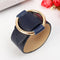 Trendy PU Leather Alloy Circle Bracelet For Women