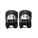 Wosawe 1 Pair Stainless Steel Elbow Support Outdoor Cycling Protective Gear Sports Hand Safety Equipment