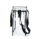 KCASA KC-0628 Clear PVC Travel Storage Bag Waterproof Zipper Adjustable Gym Shoulder Bag